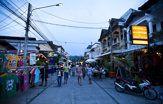 Walking Street in Samui