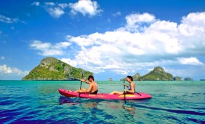 Kayaking in Samui
