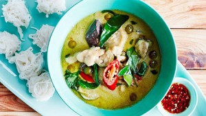 Fermented Vermicelli Noodles Rice Noodles & Green Curry with App