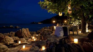 four seasons samui romantic dinner