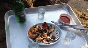 jeju seafood lunch