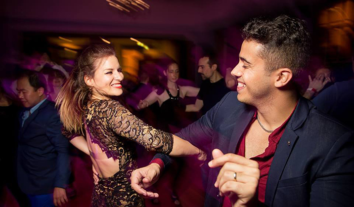 salsa dance social