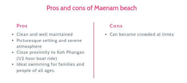 Maenam Beach Koh Samui