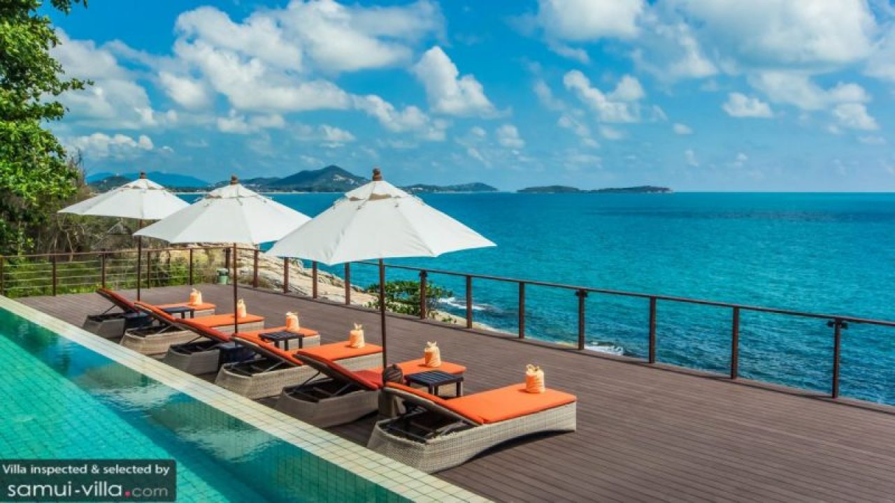 Ban Suriya - Beachfront Villa in Lipa Noi Koh Samui - 6 Bedrooms