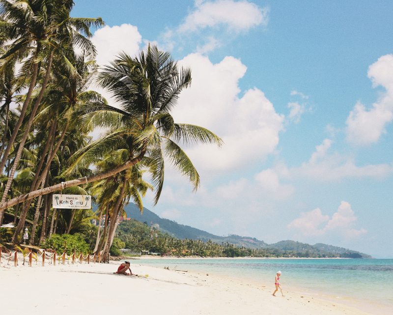 Sunny weather in Koh Samui