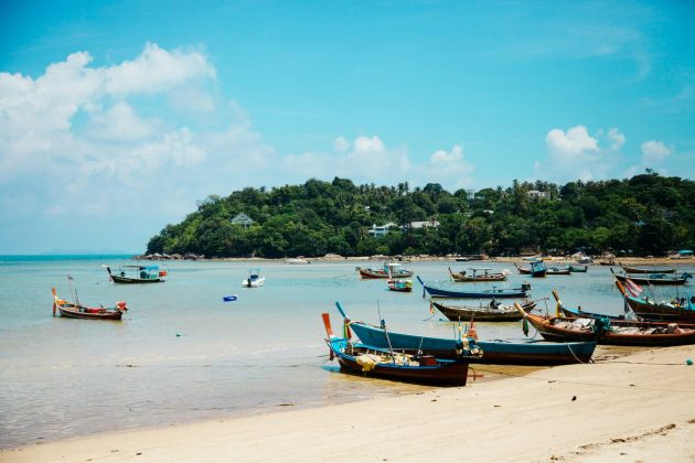 fishing boats koh samui